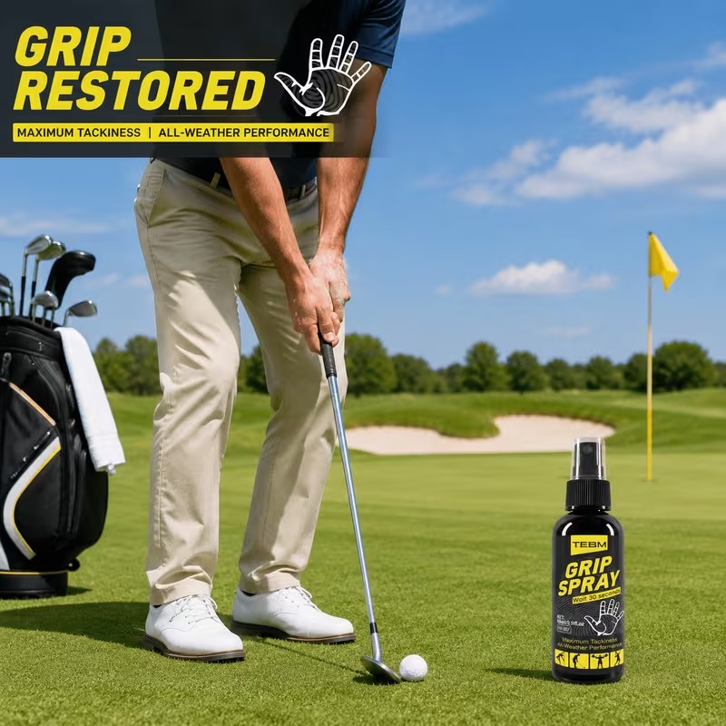 TEBM Marine Grip Enhancer 60Ml, Anti-Slip Golf Grip & Glove Spray - Image 6